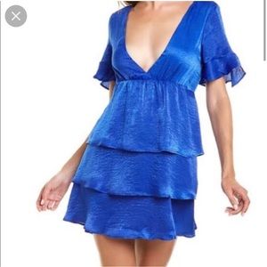 ShowMeYourMuMu Blue Tiered Mini Dress